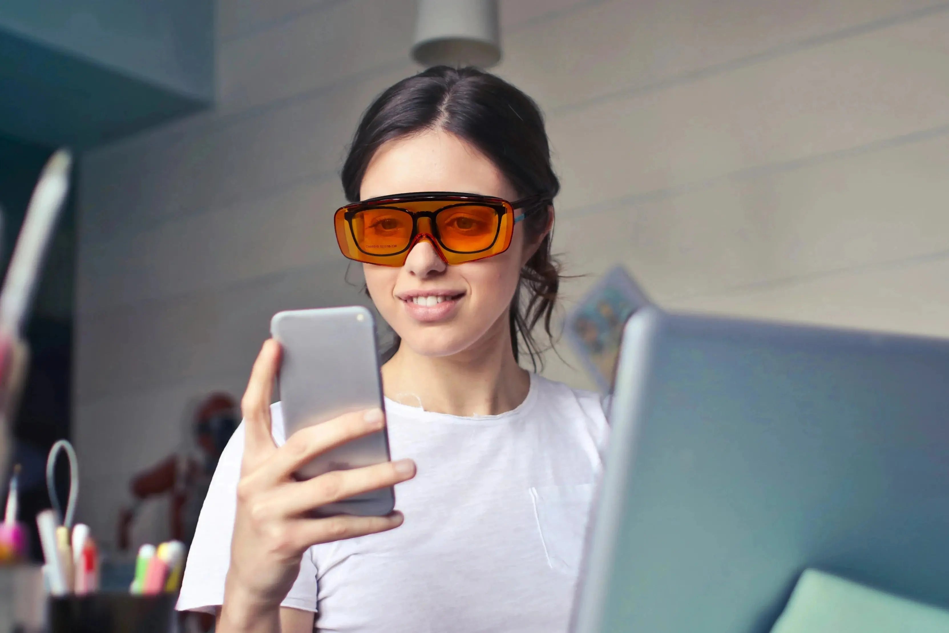 laptop goggles Lumos Blue Blocker